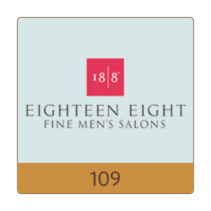 Eighteen Eight Fine Men's Salons logo, Space 109