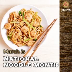 March is National Noodle Month