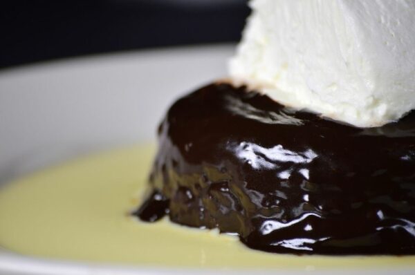 Silky Chocolate Soufflé Cake